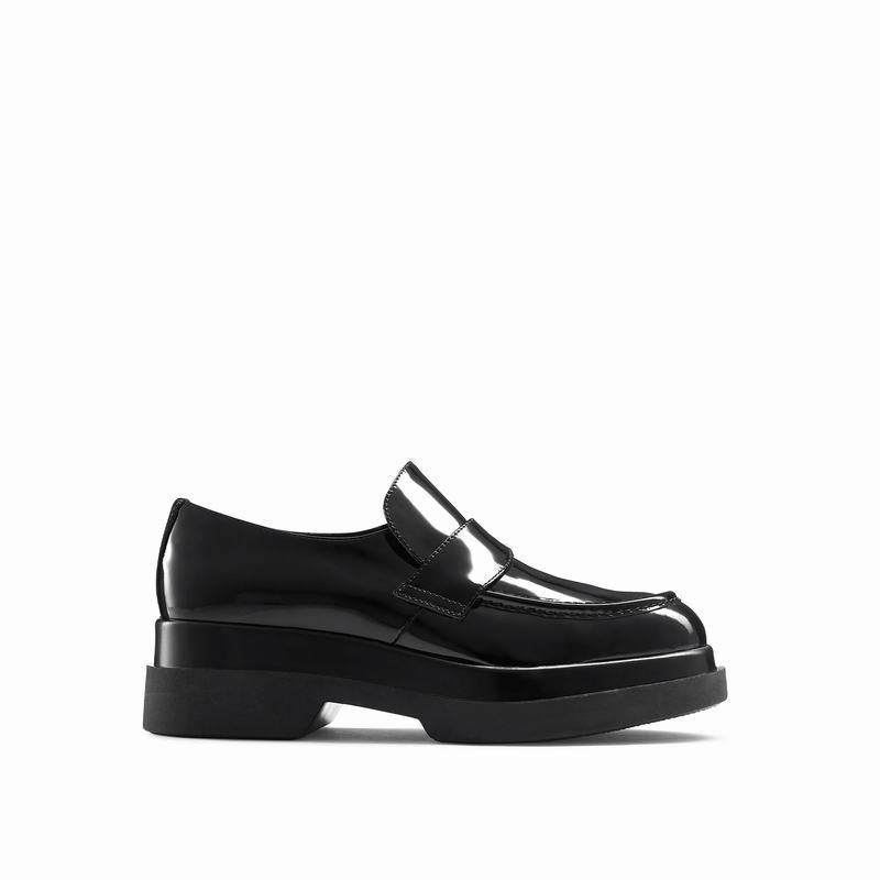 Russell & Bromley Geri Chunky 90's Loafers Women's Black [VCH1855QO]